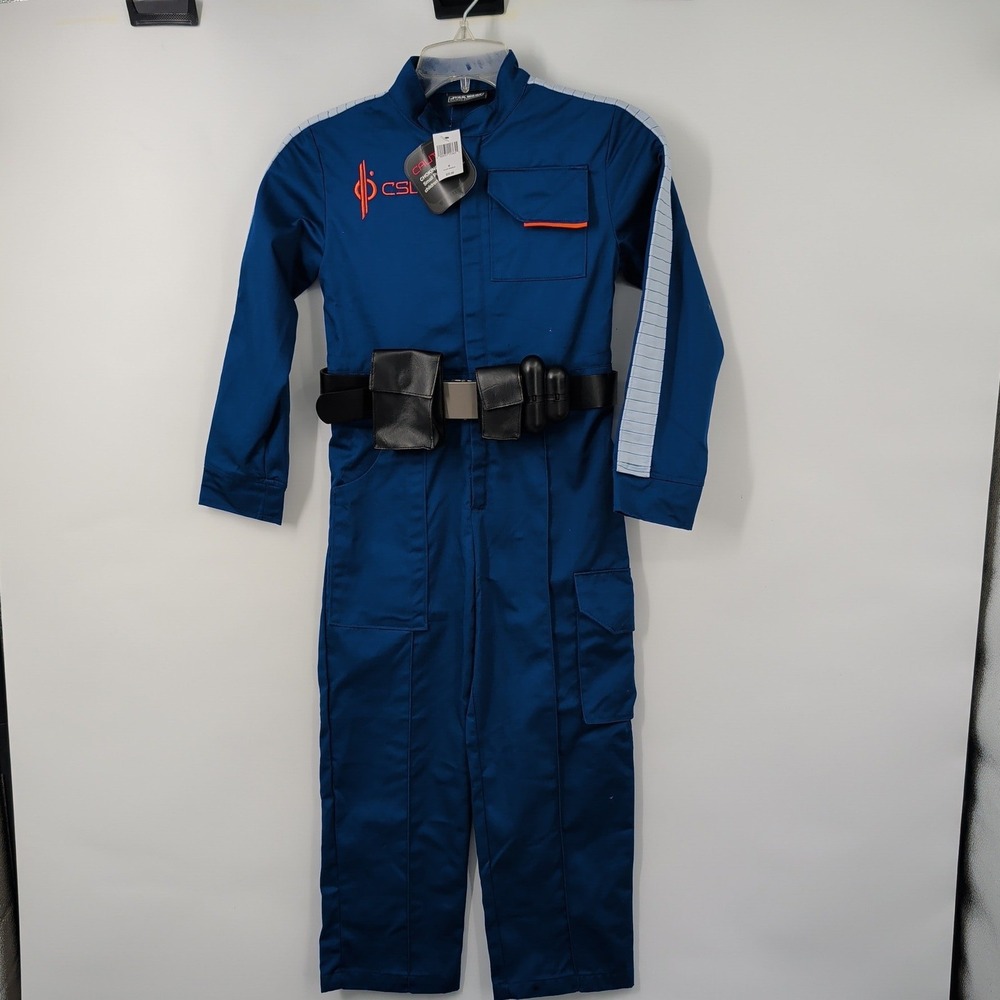Star Wars Galactic Starcruiser Chandrila Star Line Youth Jumpsuit Blue 30X21 Med